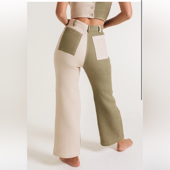 Aniela Parys Apollo Waffle Two Tone Trousers - Picture 4 of 5